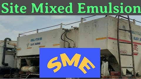 SME #Site Mixed Emulsion //Opencast mining //Blasting //explosives
