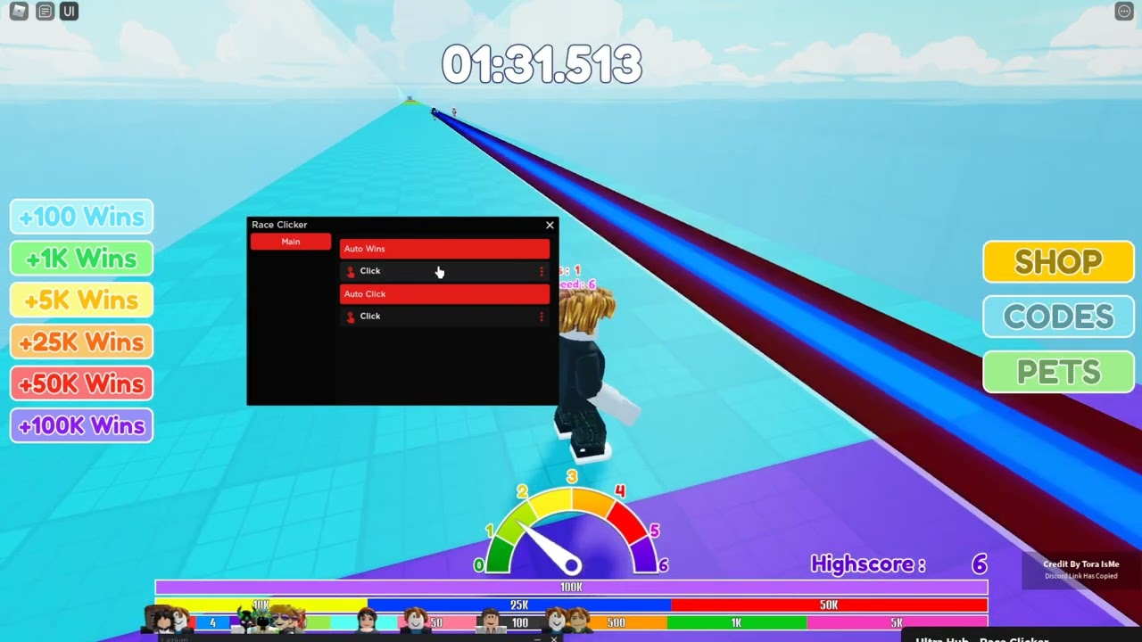 Race Clicker script pastebin 