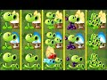 PvZ 2 Discovery - All Peashooters Plants Evolution NOOB - PRO - HACKED