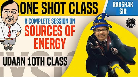 Sources of Energy in 1 Shot | Class 10 | NCERT | Udaan