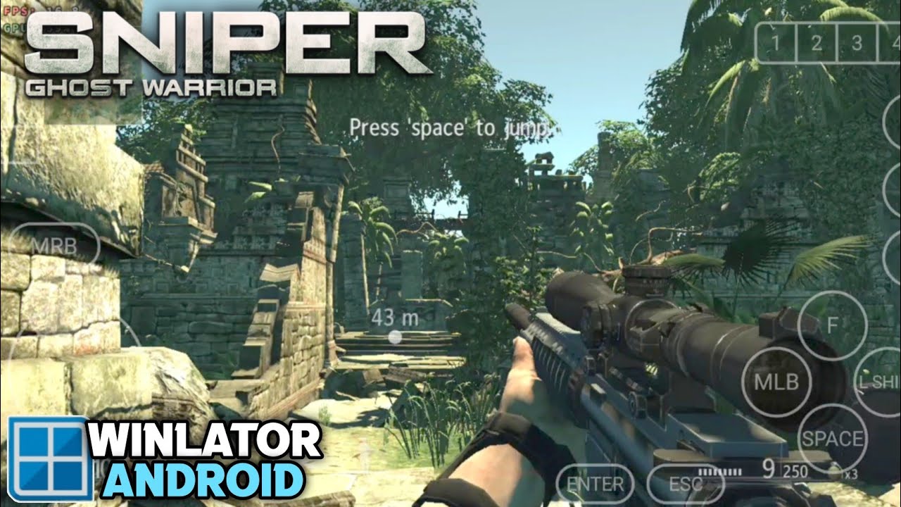 Sniper Ghost Warrior on Winlator Cmod v11 Android Gameplay Test ...
