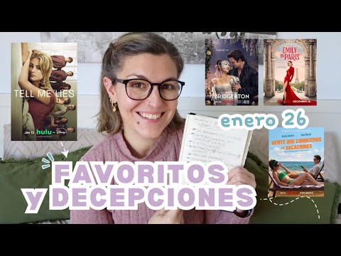 FAVORITOS y DECEPCIONES Enero 2026 *Series y Pelis, Libros, Novedades..* DE CHARLETA