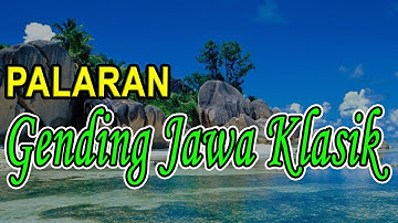 Gending Jawa Klasik Palaran Gending Kagem Jampi Sayah Gending Pengantar Tidur