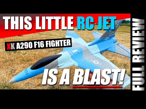 THIS little RC Jet is a BLAST! - XK A290 F16 Fighter Jet - REVIEW & GIVEAWAY!