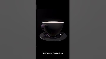 Coffee Cup turntable video render | 3ds max coffee cup  #art #3dmodeling #animation