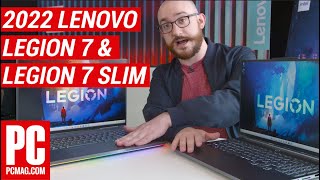 Hands On: Lenovo&#39;s 2022 Legion 7 &amp; 7 Slim Gamers Rev Up the Ryzen and Core Chips