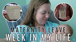 VLOG | 7 week old baby, working out, pumping & cleaning