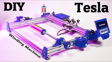 Best Tesla-Coil Winding Machine 2022 - 0.05mm Wire!?