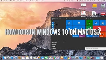 How To Run Windows 10 On Mac OS X