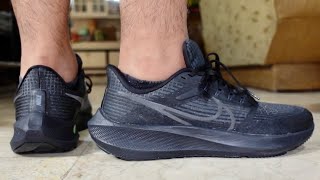 Birma Voordracht idee NIKE AIR PEGASUS 39 TRIPLE BLACK | ON FEET | UNBOXING - YouTube