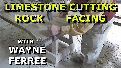 limestone saw cutting & rock facing PART 1, Wayne ...