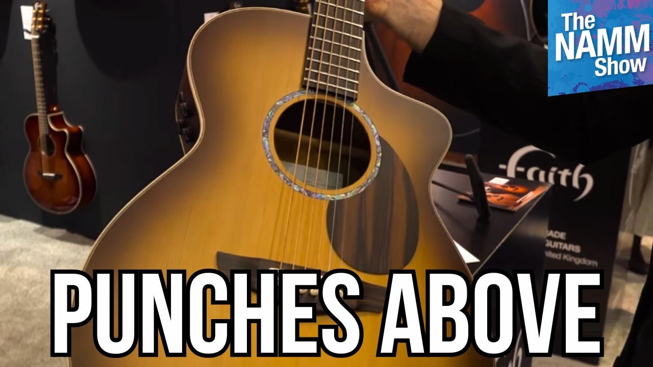 Faith Guitars at NAMM 2026 – Stunning Acoustic Tone for the Money