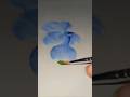 Flower art💙!!#shorts #ytshorts #trending #art