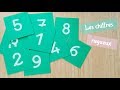 DIY : Les chiffres rugueux Montessori - Montessori sandpaper numbers