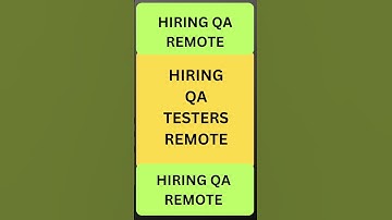 WFH Testing Jobs | Testing Jobs| QA Jobs| Rd Automation Learning