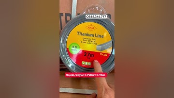 Chia sẽ vừa nguyên liệu nhựa cước cắt cỏ như thế nào Xịn? #maynongnghiepxanh #cuoccatco