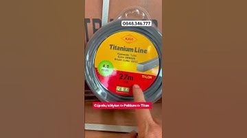 Chia sẽ vừa nguyên liệu nhựa cước cắt cỏ như thế nào Xịn? #maynongnghiepxanh #cuoccatco