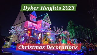 Dyker Heights 2023 Christmas Decorations | Brooklyn, New York