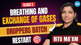 NEET Dropper Batch 2025 | Demo Class 02  | Breathing & Exchange of Gases| Ritu Rattewal | NEETwithus