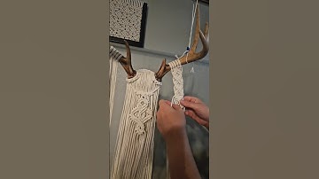 my latest project! #macrametutorial #macrame #viralshorts #shortsfeed #satisfying #diycrafts