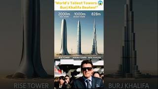 “World’s Tallest Tower 😱 Burj Khalifa Se Bhi Uncha 2000 Meter Rise Tower!”