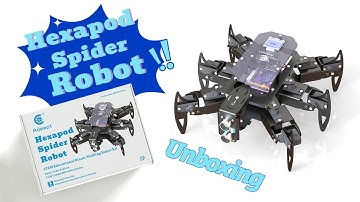 Unboxing an Arduino Robotics Kit - Adeept Hexapod Spider Robot Kit for Arduino | ADA033-Metal