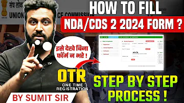 New Pattern Application Form😲 NDA 2 2024 | How to Fill UPSC NDA Exam 2024 Online | Learn With Sumit