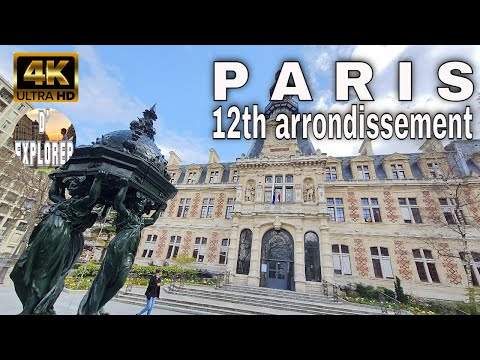 【4K】??Paris,France Walking Tour》Avenue Daumesnil-Porte Dorée 2021