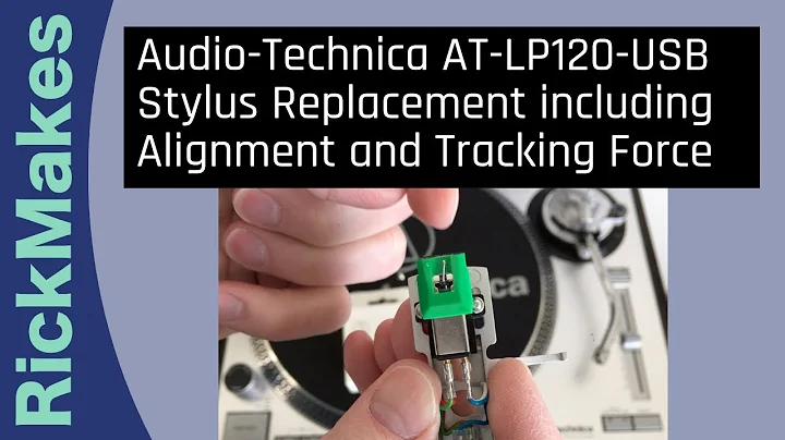 Замена стилуса на Audio-Technica AT-LP120-USB с выравниванием и настройкой силы трекинга