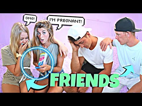 telling-our-friends-we're-pregnant-to-see-how-they-react...