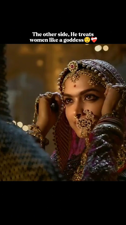 Women like a goddess😌❤️‍🩹 #padmavati #ranipadmini #rajputana #deepikapadukone #nagada #music #shorts