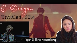 NEW VIP | GD UNTITLED, 2014 | MV+Live Reaction