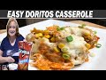 DORITOS CASSEROLE RECIPE | How to make an Easy Ground Beef Dinner with Mexican Flair