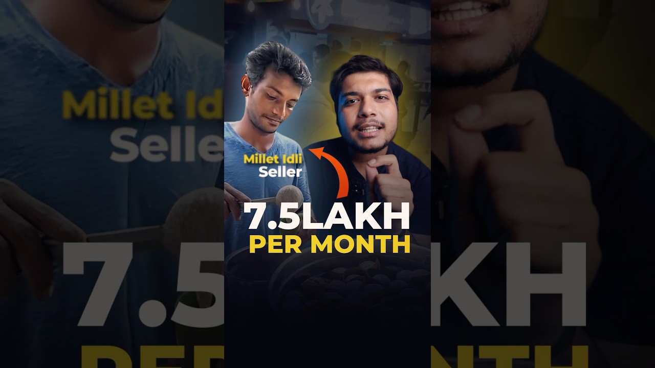 He Make ₹7.5 Lakh Per Month From Idli. (Unique Strategy) #shortsfeed #shortvideo #busyfunda