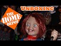 Unboxing The Home Depot Chucky Animatronic