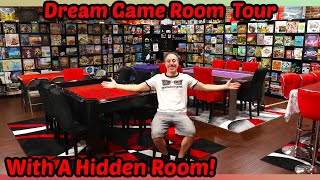 Dream Game Room Tour with a Hidden Room!