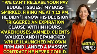 My Boss Fired Me Without Paying Months Owed, So His Entire Operation Collapsed   Corporate Reveng