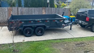 Lamar Dump Trailer @LamarTrailers #dumptrailer @thibsoutdoor#construction #tools #trailer