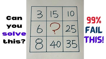 🧠 Can YOU Solve This? Find the Missing Value!