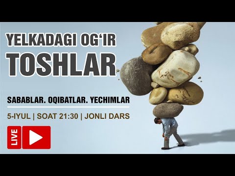 🔴 Jonli yoyin: Yelkamizdagi og'ir toshlar - Sabablar. Oqibatlar. Yechimlar