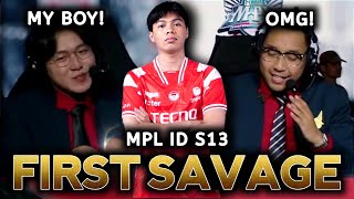 Indo & English Casts Got so hyped after BTR Emann 1st SAVAGE in MPL ID S13