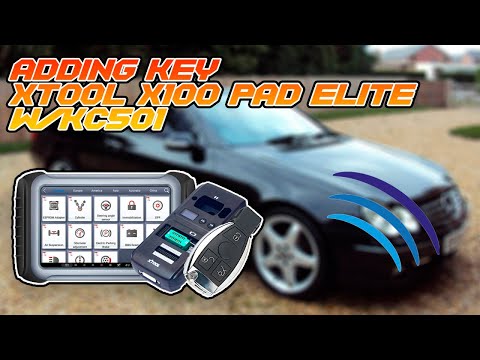 Adding Key to 2005 Mercedes Benz CLK using XTool X100 Pad Elite w/ KC501