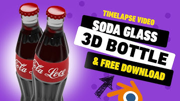 Timelapse Blender: Cola/ Soda Glass Bottle & Download File