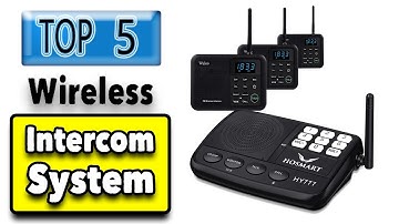 Best Wireless Intercom System For Apartment Building Office Home