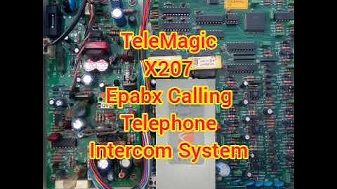 TeleMagic x207 Epabx Calling Telephone Intercom System Om Amritsar
