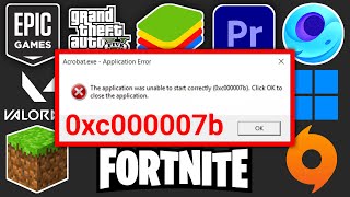 The Application Was Unable to Start Correctly (0xc000007b). Click Ok To Close The Application screenshot 4