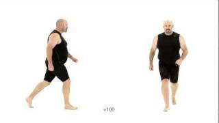 Larger Male Walk Angry - Slow Motion Animation Reference Body Mechanics