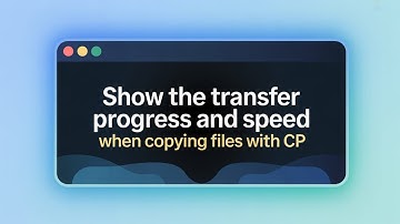 How to Show the Transfer Progress and Speed When Copying Files With Cp? [Linux/Ubuntu GUIDE]
