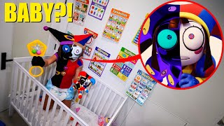 ABSTRACTED POMNI TURNED INTO A BABY IN REAL LIFE! (DIGITAL CIRCUS SAD BABY STORY)