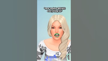 when a new update drops in the sims 😀 | the sims 4 #sims #thesims4 #sims4 #shorts